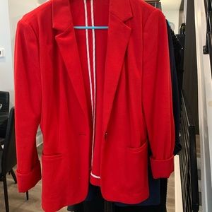 Express red blazer